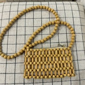 Woven bead bag